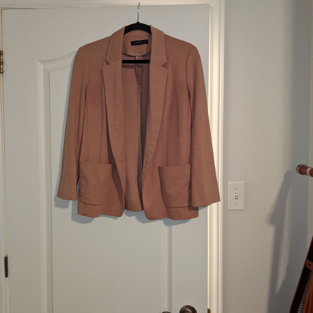 Large Dynamite Blush Blazer